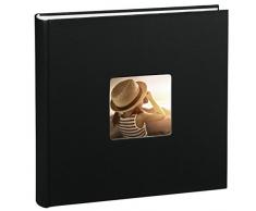 Hama Album Photo Fine Art (format 30 x 30 cm, 100 pages blanches, sans spirale) Noir
