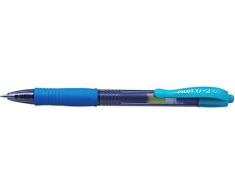 Pilot Ecriture Stylo Bille Encre Gel Rétractable G-2 Moyen Turquoise