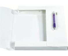 Exacompta Kreacover 59589E Boîte de classement Opaque 7/10e 25 mm Blanc