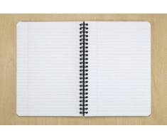 Oxford Urban Mix Lot de 5 Cahier à spirales A5 14,8 x 21 cm Ligné 7 mm Couleurs Assortis