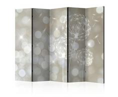 murando Paravent 225x172 cm Une Seule Côté Impression sur Toile intissée 100% Opaque Foto Paravent Décoratif en Bois avec Interieur Impression Home Office f-C-0040-z-c