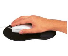 T'nB Ergo Design Tapis de souris repose-poignets gel Noir