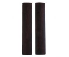 Sharplace 2pcs Presse-papier Traditionnel en Bois Solide pour Calligraphie Peinture Chinois et Japonais - Noir