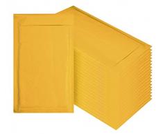 Amiff Enveloppes à bulles en papier kraft 6 x 9 Lot de 10 enveloppes de coussin en papier kraft. Dimensions extérieures : 7,25 x 10 (7 1/4 x 10) Décollez et sceller. Expédition, Emballage, Emballage.