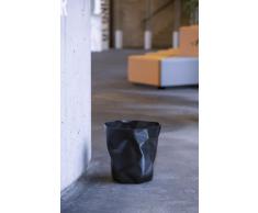 Bin Bin Corbeille À Papier Noire Effet Froissé Design John Brauer Pour Essey