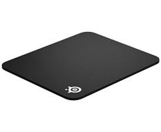 SteelSeries QcK Heavy - Tapis de souris de jeu en tissu - Base en caoutchouc antidérapant extra-épaisse - Surface exclusive micro tissée - Taille M