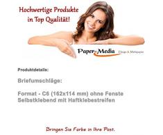 Enveloppes à motifs VIEUX ROULEAU DE PAPIER (VARIANTE B), 25 pièces C6 (162x114 mm) enveloppes sans fenêtre, avec bandes autocollantes