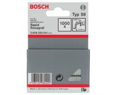 Bosch 2609200241 Agrafe à fil fin de type 59 10,6 x 0,72 x 10 mm 1000 pièces