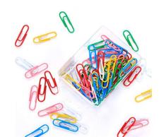 Limeo Trombones De Couleur Trombones Distributeur de Trombones Trombones Colorés Trombones Blancs Trombones Coloré Mixte Trombones de la Compagnie (un total de 200)