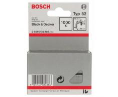 Bosch 2609200208 Agrafe à fil plat de type 52 12,3 x 1,25 x 14 mm 1000 pièces