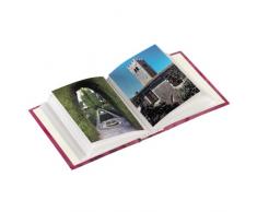 Hama Album Photo Singo (album minimax, 13 x 16,5 cm, 100 pages, pour 100 photos au format 10 x 15 cm) Rose