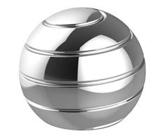 CaLeQi Desktop Transfer Transfer Gyro Alliage d'aluminium Kinetic Bureau Jouet Soulagement du Stress Bureau Exécutif Gadgets Balle en métal Démontage Complet Rotary Decompression Toy
