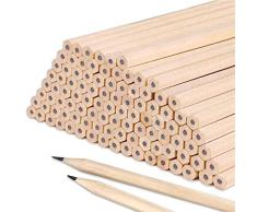 HB Crayons Ensemble de Graphite Bois De Base Naturel Hexagone Pour Dessin Écriture Bureau Fournitures Scolaires 17.9 * 0.7cm (50 Pcs)