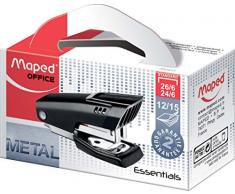 Maped m352411 Essentials Mini Mini agrafeuse en métal - 15 pages, Noir