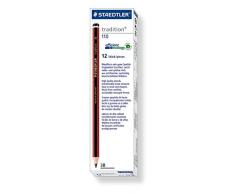 Staedtler Lot de 12 110-3B Crayons à papier Noir