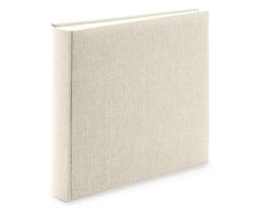 Goldbuch Album Photo Summertime Trend 2 avec 100 Pages Blanches avec Feuilles perforÃ©es et Reliure en Lin pour jusquÃ 600 Photos 31605 Beige 30 x 31 cm