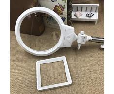 New 2.5X Desktop Magnifier Broderie Lutrin Loupes avec éclairage LED Loupe