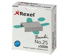 Rexel - Pack de 5000 Agrafes No 25