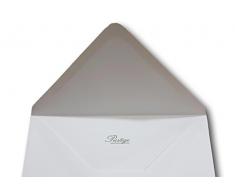 lot de 50 - Enveloppe Prestige luxe pour carte de vœux, cadeau,noël, invitation et mariage - Patte Pointue gommée 114 x 162 mm C6 (pour A6- A4 plié en 4) papier extra blanc 135 g ref UGEVPRP170