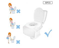 50 PCS Siège De Toilette Jetable Couvre Extra Large pour Les Adultes Et Les Enfants Formation Potty Accueil Voyage Utilisation