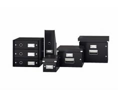Leitz Bloc de Classement, 3 Tiroirs, A4, Click & Store, 60480095 - Noir