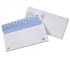 500 Enveloppes DL 110 x 220 mm sans fenêtre papier velin 80 gr