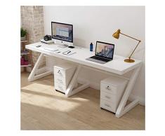 HENGXIANG Ordinateur de bureau Table Accueil Bureau Bureau Double Intégré Bureau des étudiants décriture (Size : A)