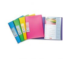 Pentel DCF343/PAD Lot de 5 protège-documents Promopack Format A4 30 pochettes 2 stylos (Plusieurs coloris)