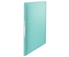 Esselte Reliure Protège-Documents avec 60 Pochettes, Bleu, A4, ColourIce, 626232