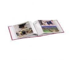 Hama Album Photo Singo (album minimax, 22 x 22,5 cm, 100 pages, pour 200 photos au format 10 x 15 cm) Rose