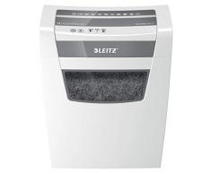 Destructeur de Documents Coupe Croisée Leitz IQ Home Office, Jusqu'à 10 feuilles, Corbeille 23L, Blanc, 80090000