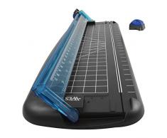 Westcott 15804 00 Massicot, longueur de coupe : 30 cm avec standard et lame de pliage Noir/Bleu