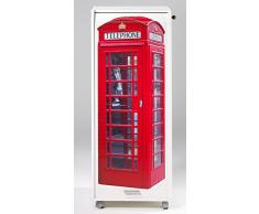 Caisson mobile à rideau - ORGA 110 - London - Cabine téléphonique - Blanc
