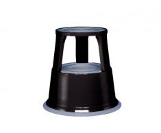 Wedo 212101 Tabouret marchepied mobile en métal Noir