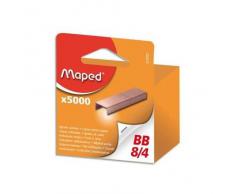 Maped agrafes BB 8/4, en cuivre, contenu: 5.000 pièces