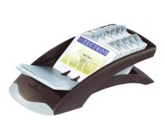 Durable Fichier pour classement de 200 cartes de visite plastique Noir