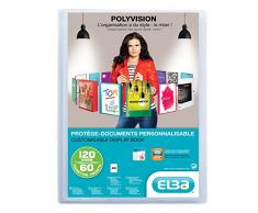 OXFORD Protège-Documents Polyvision A4 120 vues / 60 pochettes Incolore translucide