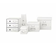 Leitz Bloc de Classement, 4 Tiroirs, A4, Click & Store, 60490001 - Blanc