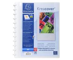 Exacompta 86371E Porte vues avec pochettes rechargeable/amovible 60 vues Noir