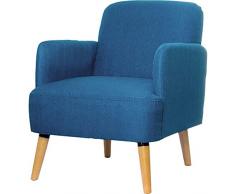 PAPERFLOW FTBRO.23.06 Brooks Fauteuil de visiteur Bleu