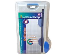 Vaessen creative 29599/01 Rogneuse de Papier-Guillotine-22 cm/9 inch, Plastique, Gris, 29,5 x 17,9 x 4,5 cm