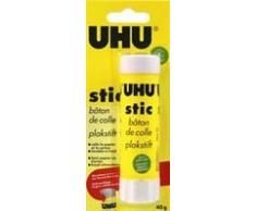 Uhu Stic Baton de Colle sans solvant, 40 g, Blanc