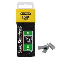 Stanley 1-TRA708T Agrafe 12 mm Type G Boîte 1000 pièces