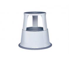 Wedo 212137 Tabouret marchepied mobile en métal Gris lumière