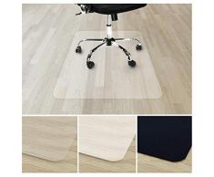 Tapis Protège-sol Transparent casa pura® | Tapis Chaise de Bureau Vinyle 100% Recyclé | Protection Sol Dur, Parquet, Lino | 11 Tailles | 75x120cm