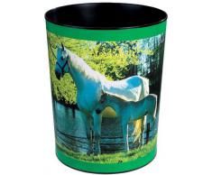 Läufer Corbeille à papier "Cheval et Poulain" 13 l