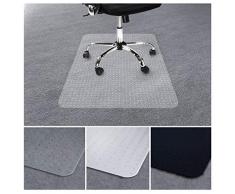 Tapis protège-sol transparent casa pura® | vinyle sol 100% recyclé | protection moquette tapis - chaise bureau | 2 tailles | 90x120cm
