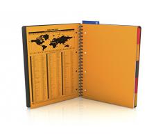 Oxford International Manager Book Cahier à spirales 160 pages A4+ Gris Anthracite