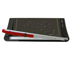 Olympia Vario Duplex 4000 Massicot avec bras de coupe et lame de coupe rotative à la fois, Format A4, Jusqu'à 5 feuilles simultanément