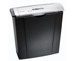 Peach PS400-02 Destructeur de documents à bandes, 6 feuilles, 8 litres, largeur de bande : 7 mm (P-1), longue durée de vie et de nombreuses fonctions